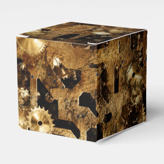 Steampunk Favor Boxes (Front Side)