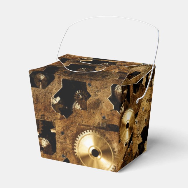 Steampunk Favor Boxes (Front Side)