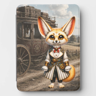 Steampunk Fennec Fox Gentlewoman & Stagecoach Kindle Cover