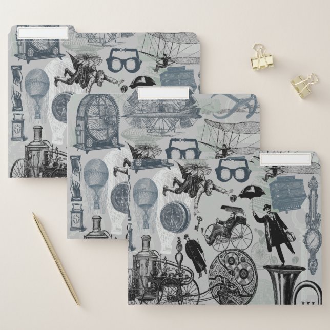 Steampunk File Folder (Set)