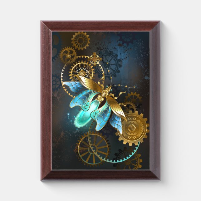 Steampunk Firefly Award Plaque (Vertical)