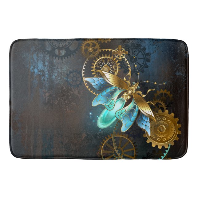 Steampunk Firefly Bath Mat (Front)