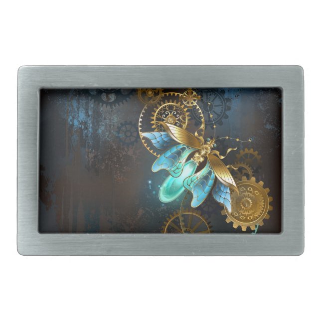 Steampunk Firefly Belt Buckle (Front)