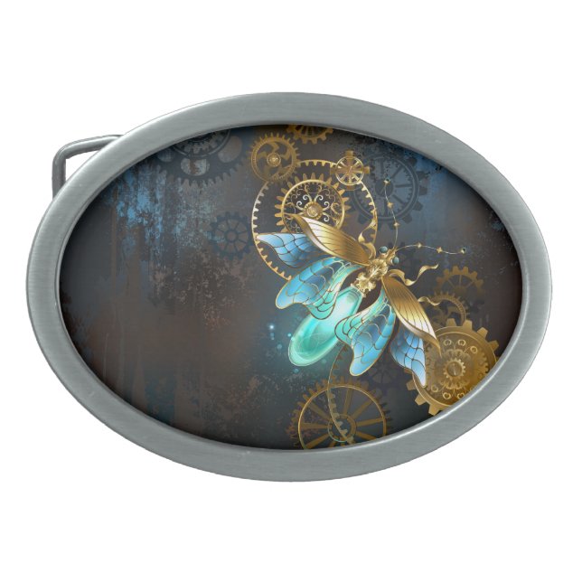 Steampunk Firefly Belt Buckle (Front)
