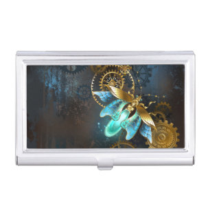 Steampunk Firefly Business Card Case