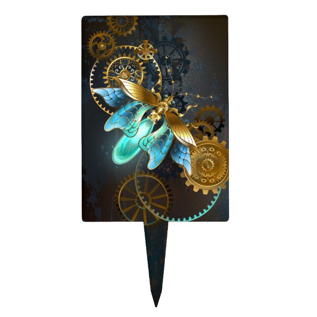 Steampunk Firefly Cake Topper (Front)