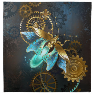 Steampunk Firefly Cloth Napkin