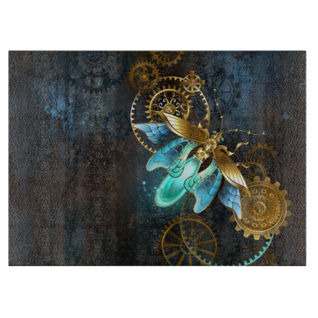 Steampunk Firefly Cutting Board (Front)