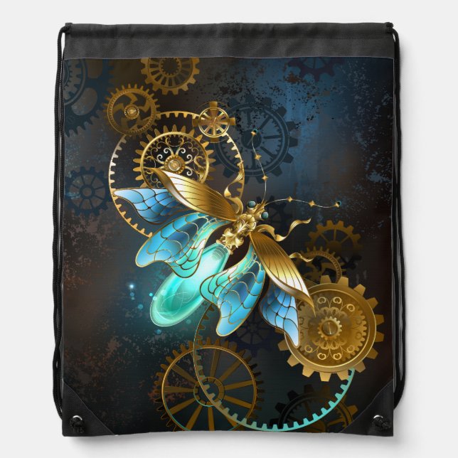 Steampunk Firefly Drawstring Bag (Front)