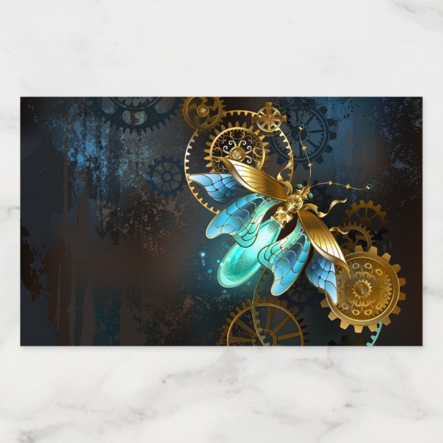 Steampunk Firefly Envelope Liner (Design)