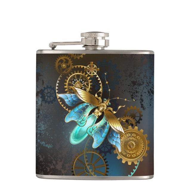 Steampunk Firefly Flask (Front)