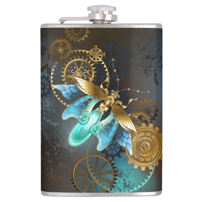 Steampunk Firefly Flask (Front)