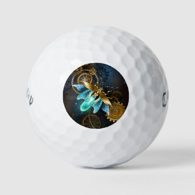 Steampunk Firefly Golf Balls (Front)