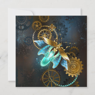 Steampunk Firefly Invitation