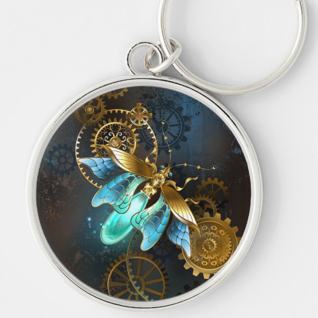 Steampunk Firefly Keychain (Front)