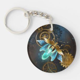 Steampunk Firefly Keychain