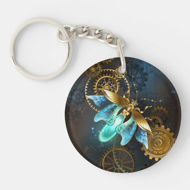 Steampunk Firefly Keychain (Front)