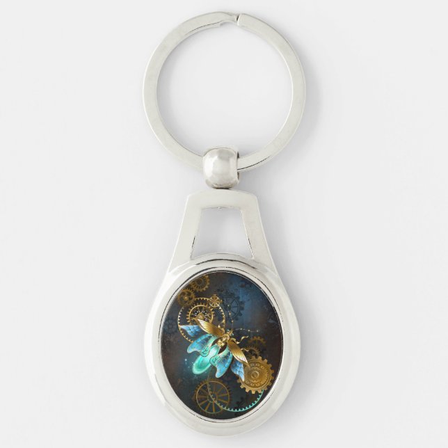 Steampunk Firefly Keychain (Front)