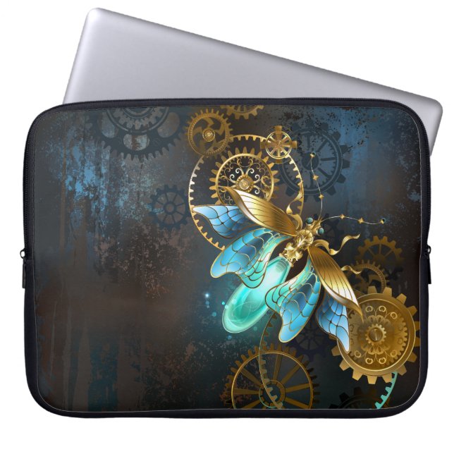 Steampunk Firefly Laptop Sleeve (Front)