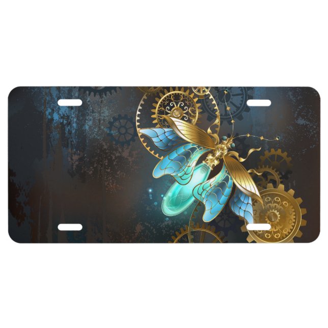 Steampunk Firefly License Plate (Front)