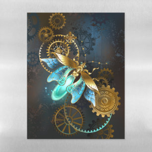 Steampunk Firefly Magnetic Dry Erase Sheet