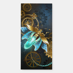 Steampunk Firefly Magnetic Notepad