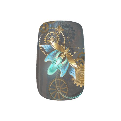 Steampunk Firefly Minx Nail Art