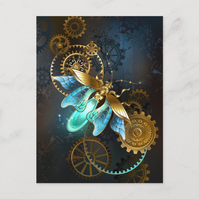 Steampunk Firefly Postcard (Front)