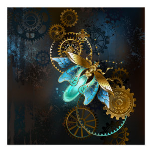 Steampunk Firefly Poster