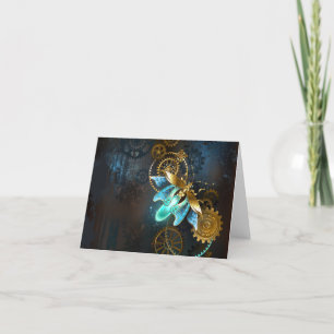 Steampunk Firefly Thank You Card
