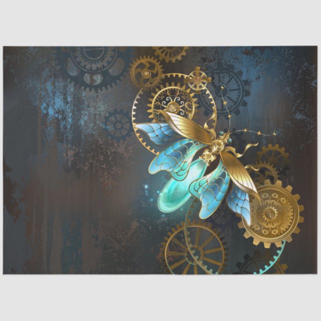 Steampunk Firefly Tissue Paper (Front)