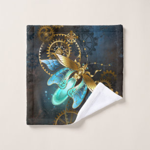 Steampunk Firefly Wash Cloth