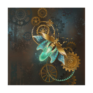 Steampunk Firefly Wood Wall Art