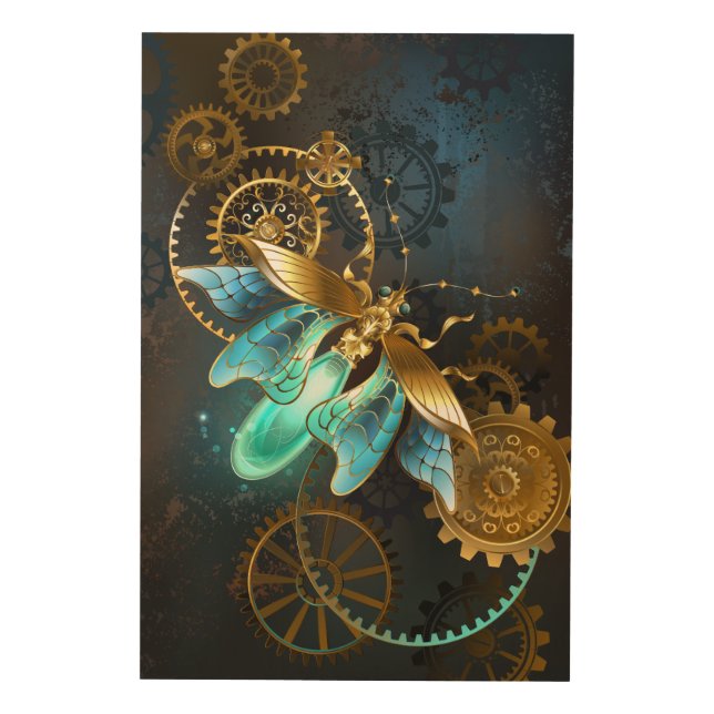 Steampunk Firefly Wood Wall Art (Front)