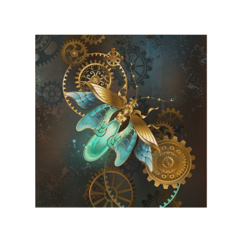 Steampunk Firefly Wood Wall Art