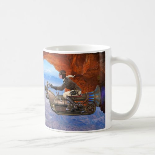 Steampunk Flying Machine Coffee Mug