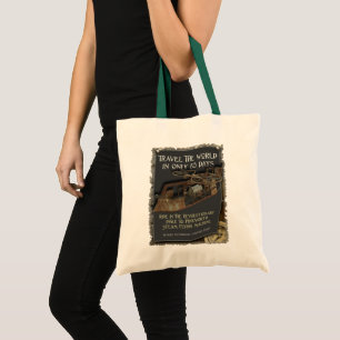 Steampunk Flying Machine Tote Bag