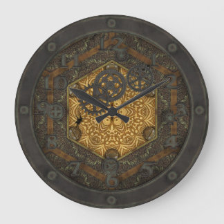 Steampunk Frames with Face Large Clock
