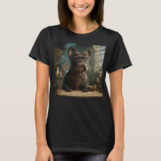 Steampunk Frenchie (Edition 1) - Women's Basic  T-Shirt