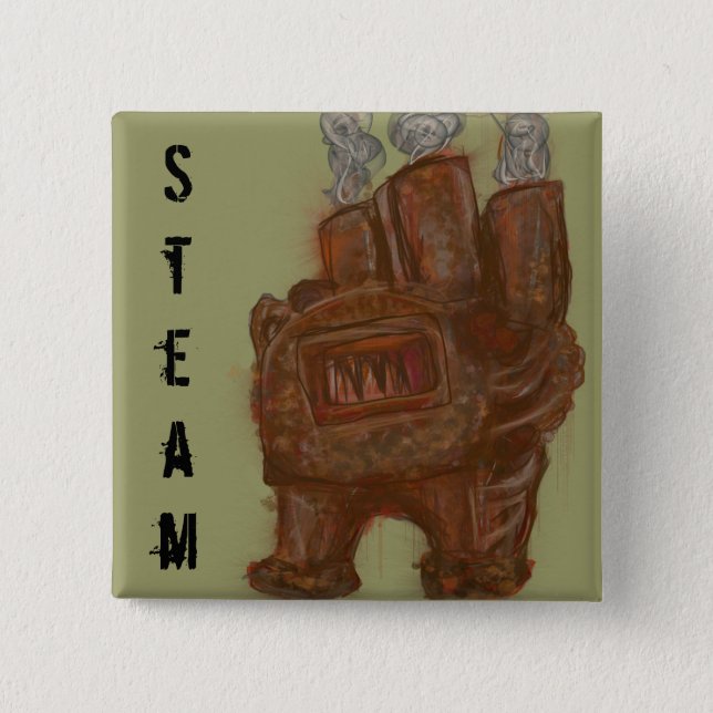 Steampunk Furnace, buttons (Front)