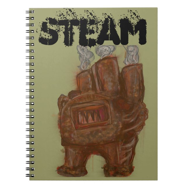 Steampunk Furnace, notebooks (Front)