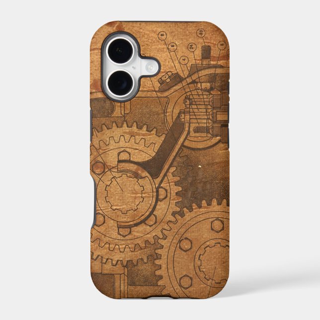 Steampunk Gear Iphone Case (Back)