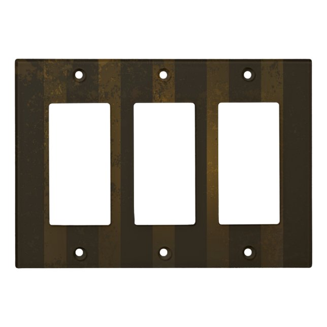 Steampunk Gears and Blue Butterflies Light Switch Cover (Front)