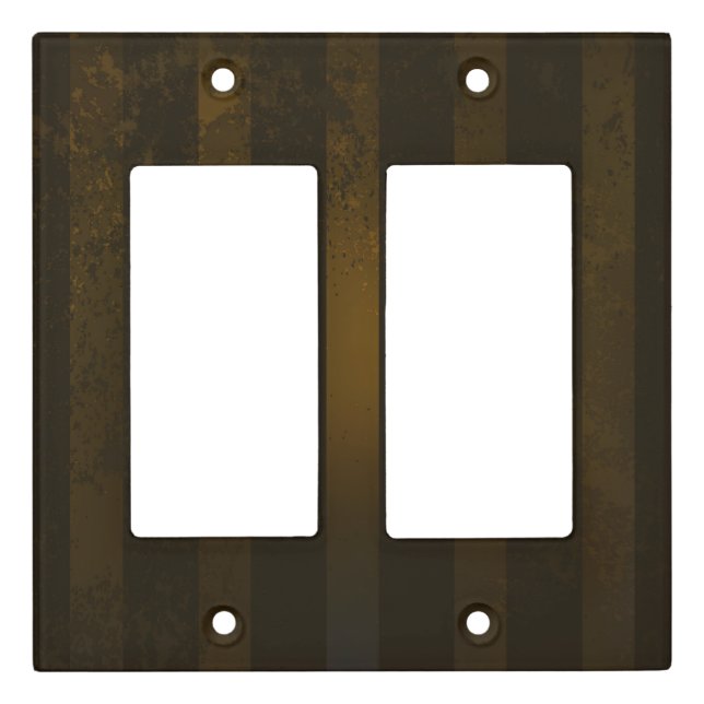 Steampunk Gears and Blue Butterflies Light Switch Cover (Front)