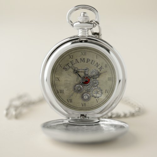 Steampunk Gears Clockwork Graphic Watch