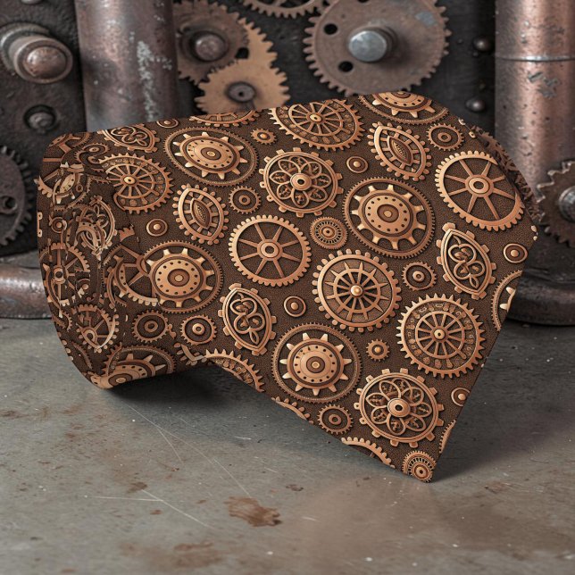 Steampunk Gears Custom Necktie Tie (Creator Uploaded)