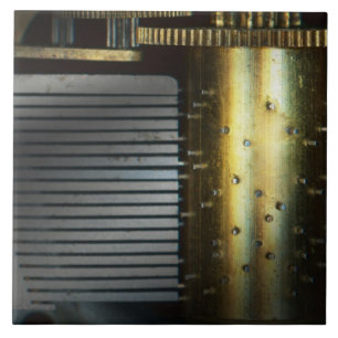 Steampunk - Gears - Music Machine Ceramic Tile