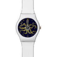 Steampunk Gears Octopus Kraken Wrist Watch at Zazzle