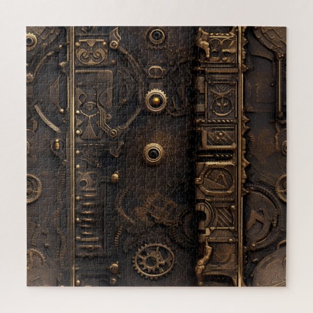 Steampunk Gears Puzzle (Vertical)