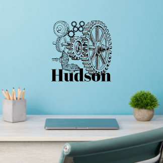 Steampunk Gears  Wall Decal